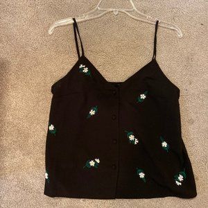 Topshop Blank Top with Beading